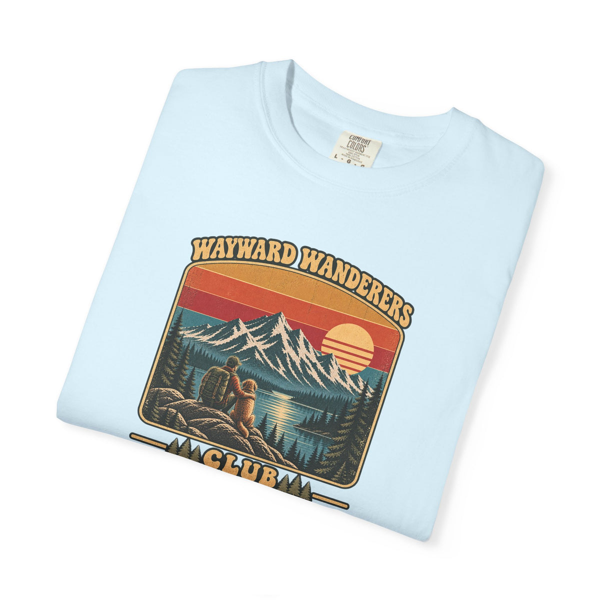 Wayward Wanderers Club T-Shirt — Vintage Outdoor Hiking Graphic Tee