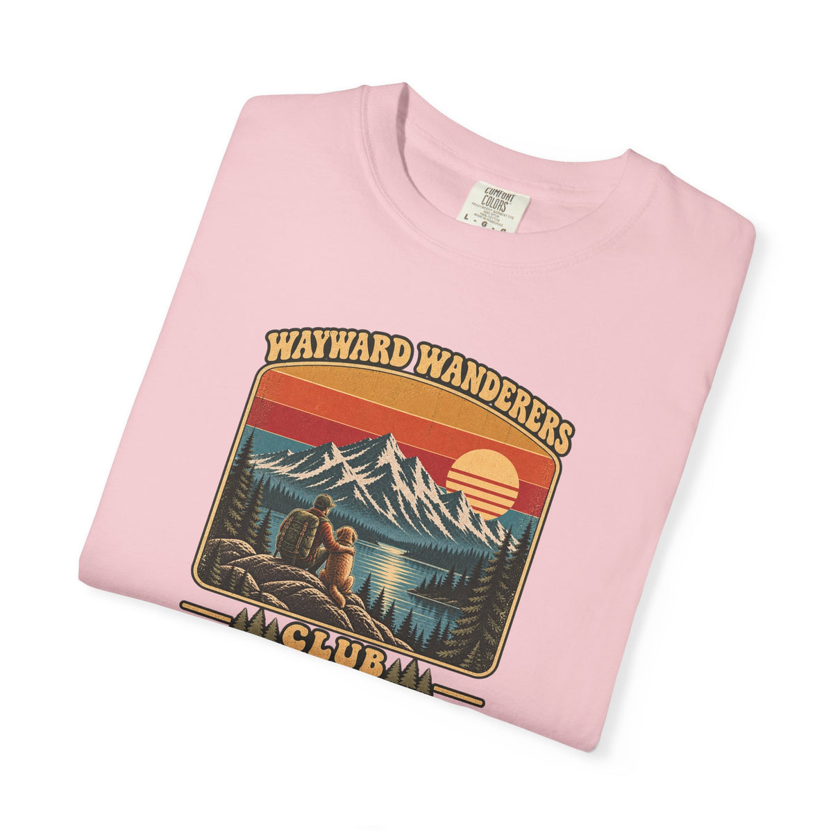 Wayward Wanderers Club T-Shirt — Vintage Outdoor Hiking Graphic Tee