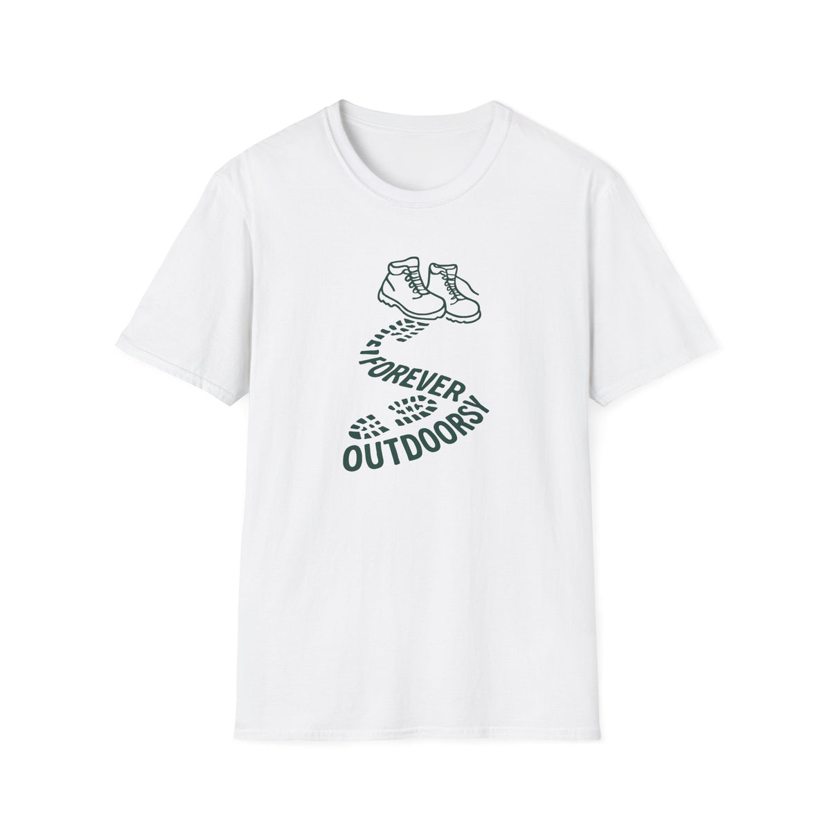 Boots with Footprints T-Shirt