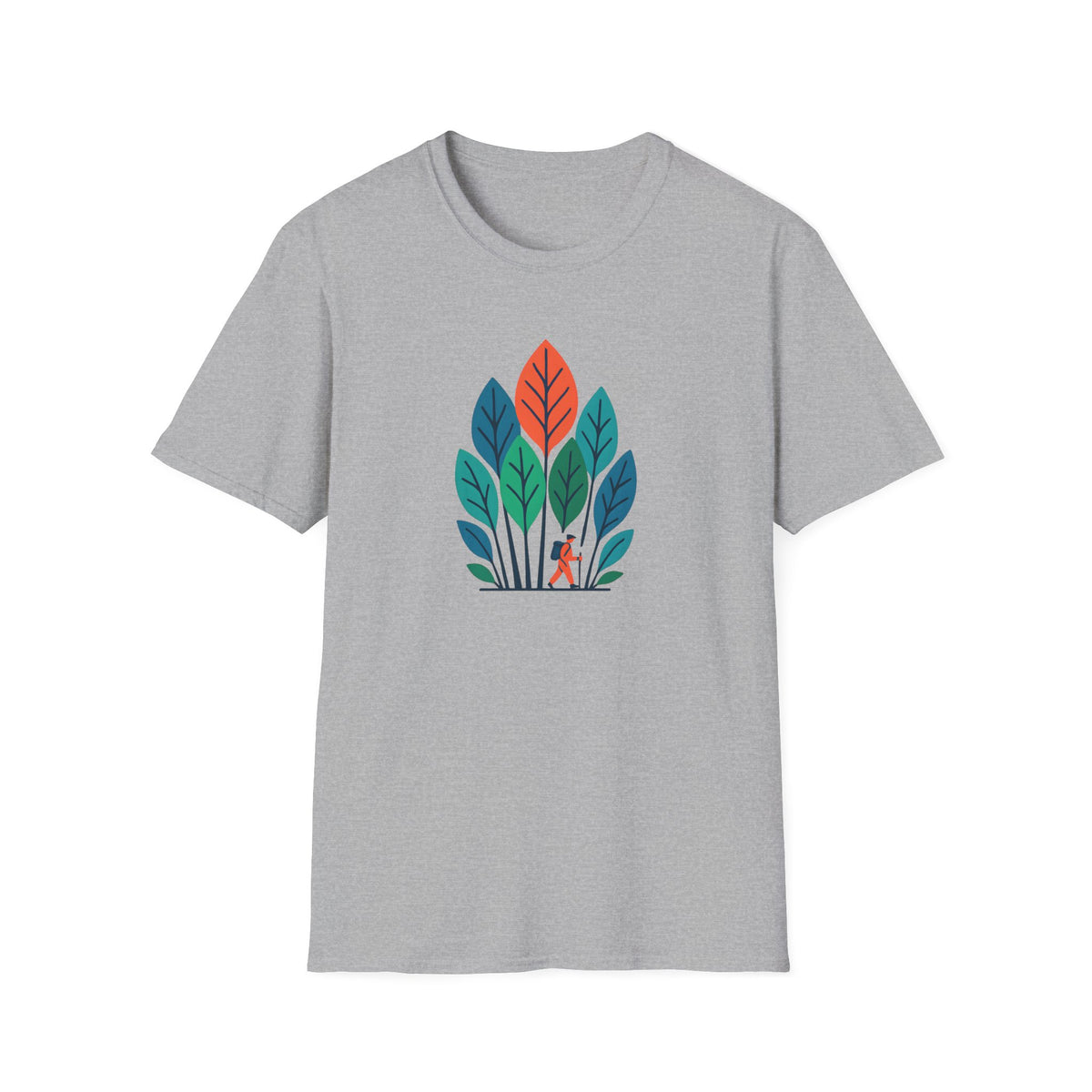 Hiker in Leaves T-Shirt