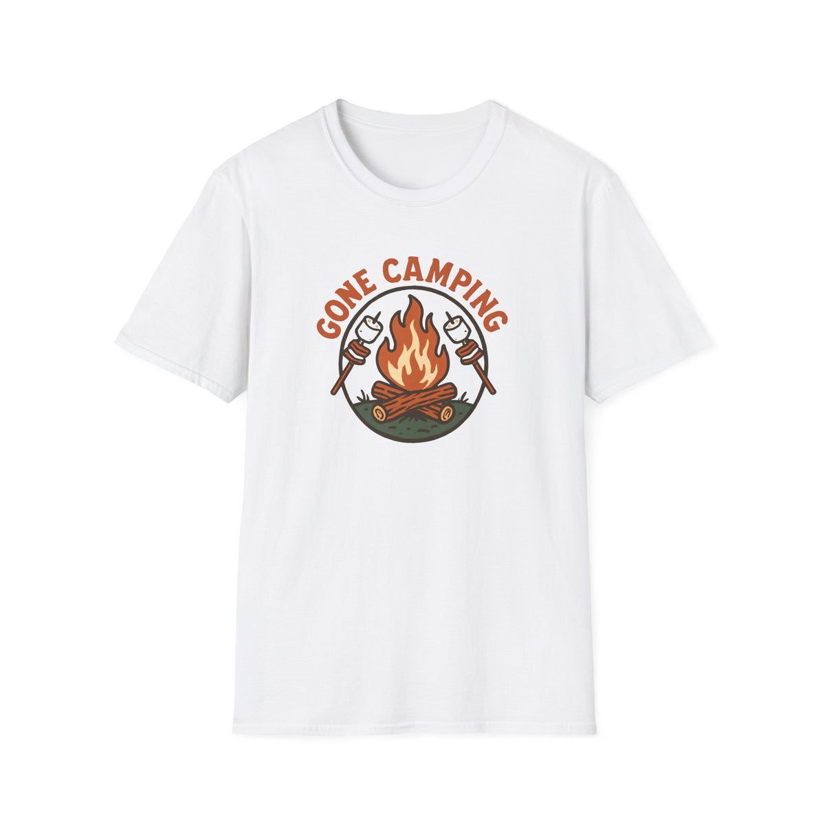 Gone Camping Campfire T-Shirt