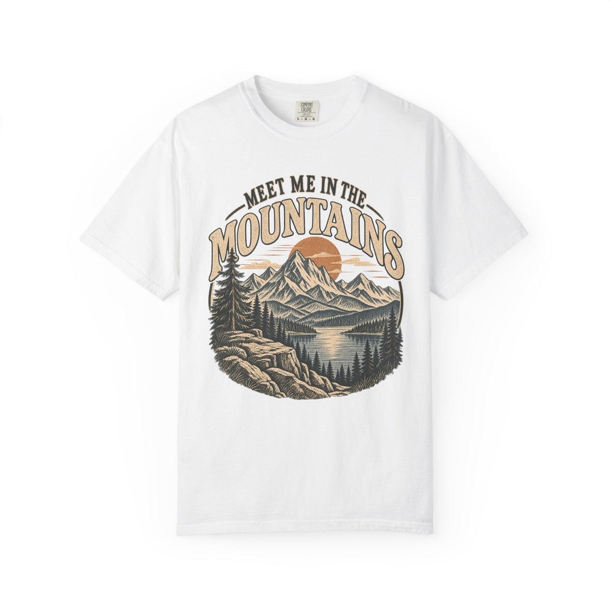 Meet Me in the Mountains T-Shirt — Vintage Mountain Scenic Tee