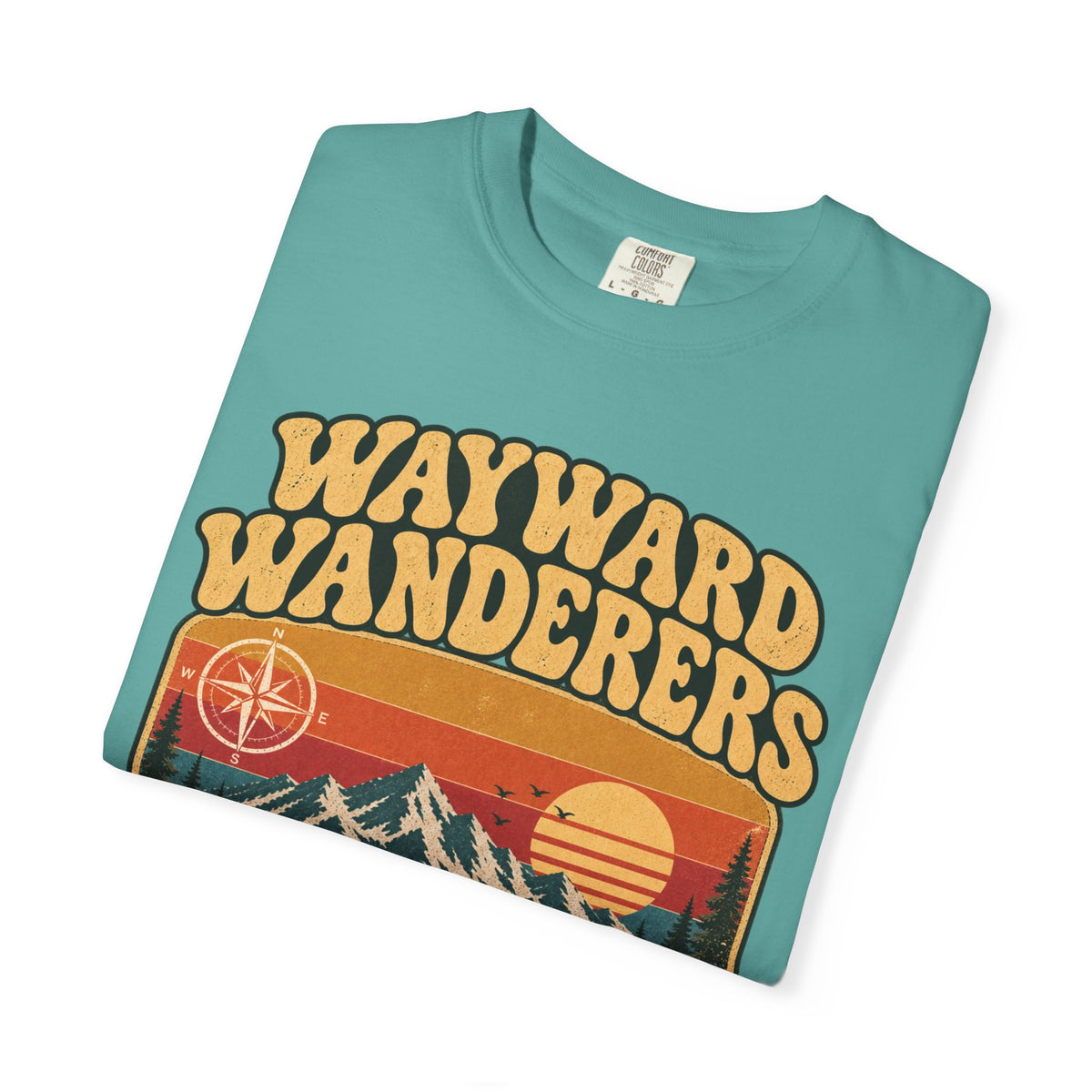 Wayward Wanderers Club T-Shirt — Vintage Outdoor Hiking Graphic Tee
