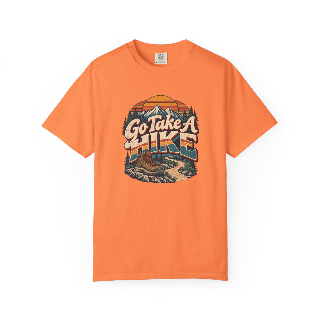 Go Take A Hike – Vintage 80s Hiking Graphic Tee | Comfort Colors® Outdoor Adventure Shirt