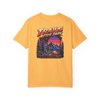 Trails After Dark 80s Hiking Graphic Tee | Comfort Colors 1717