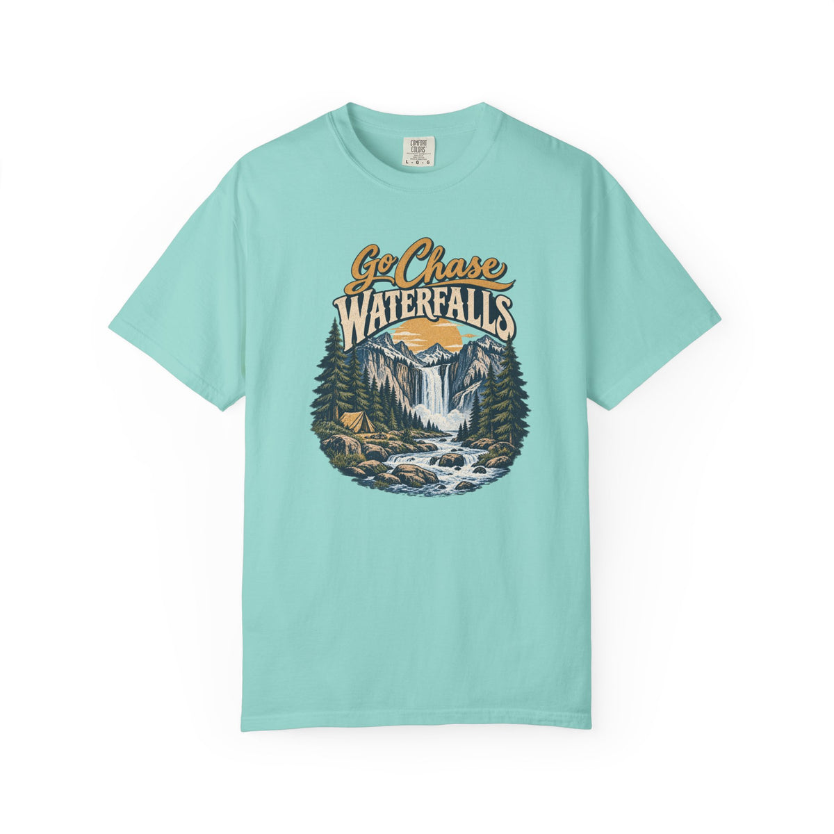 Waterfall Adventure T-Shirt — "Go Chase Waterfalls" Graphic Tee
