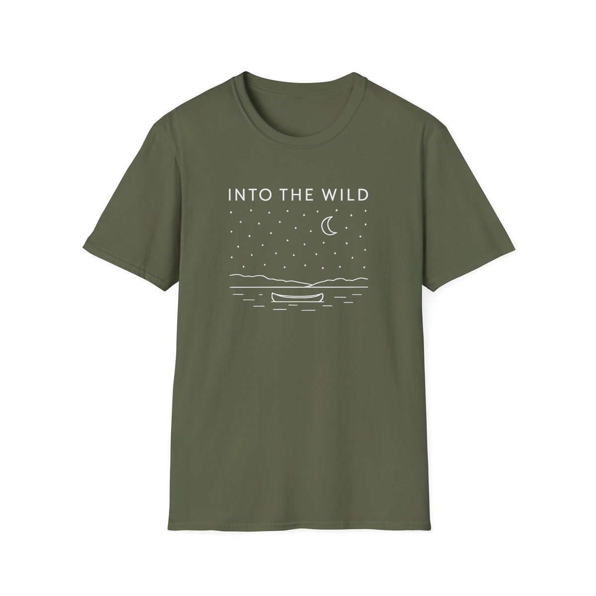 Moonlit Night Boat T-Shirt