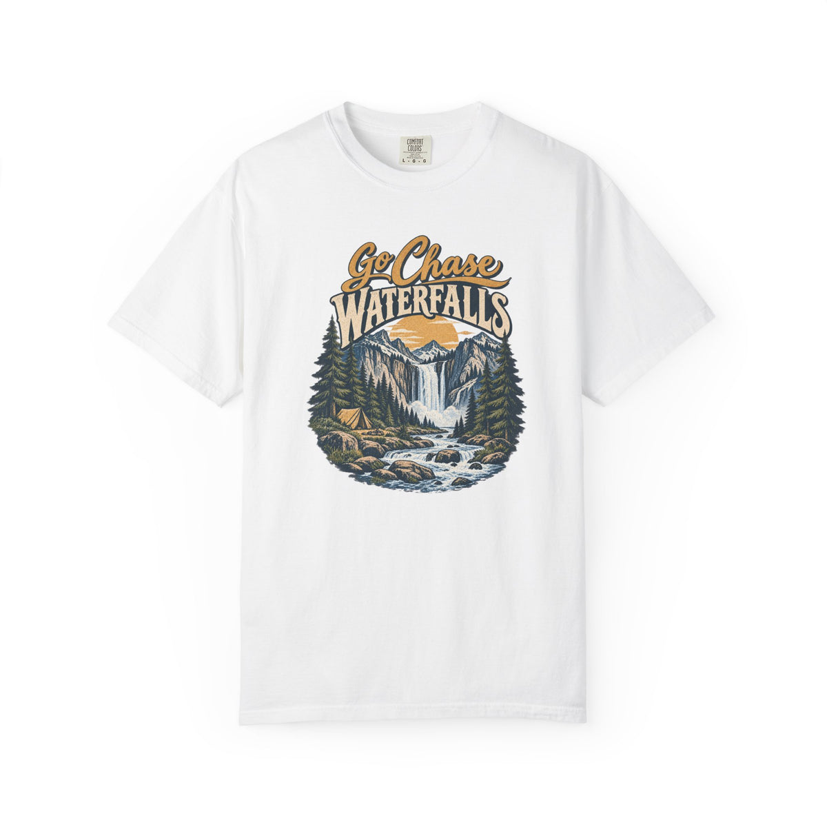 Waterfall Adventure T-Shirt — "Go Chase Waterfalls" Graphic Tee