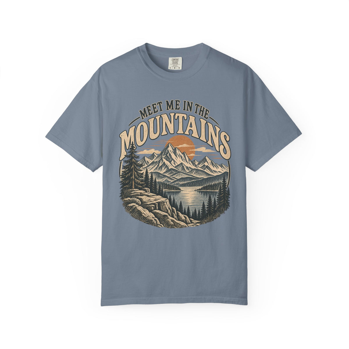 Meet Me in the Mountains T-Shirt — Vintage Mountain Scenic Tee