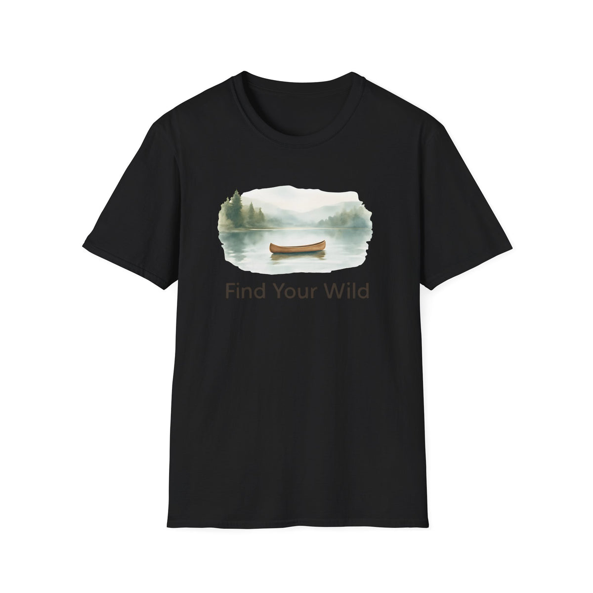 Canoe on Calm Lake T-Shirt