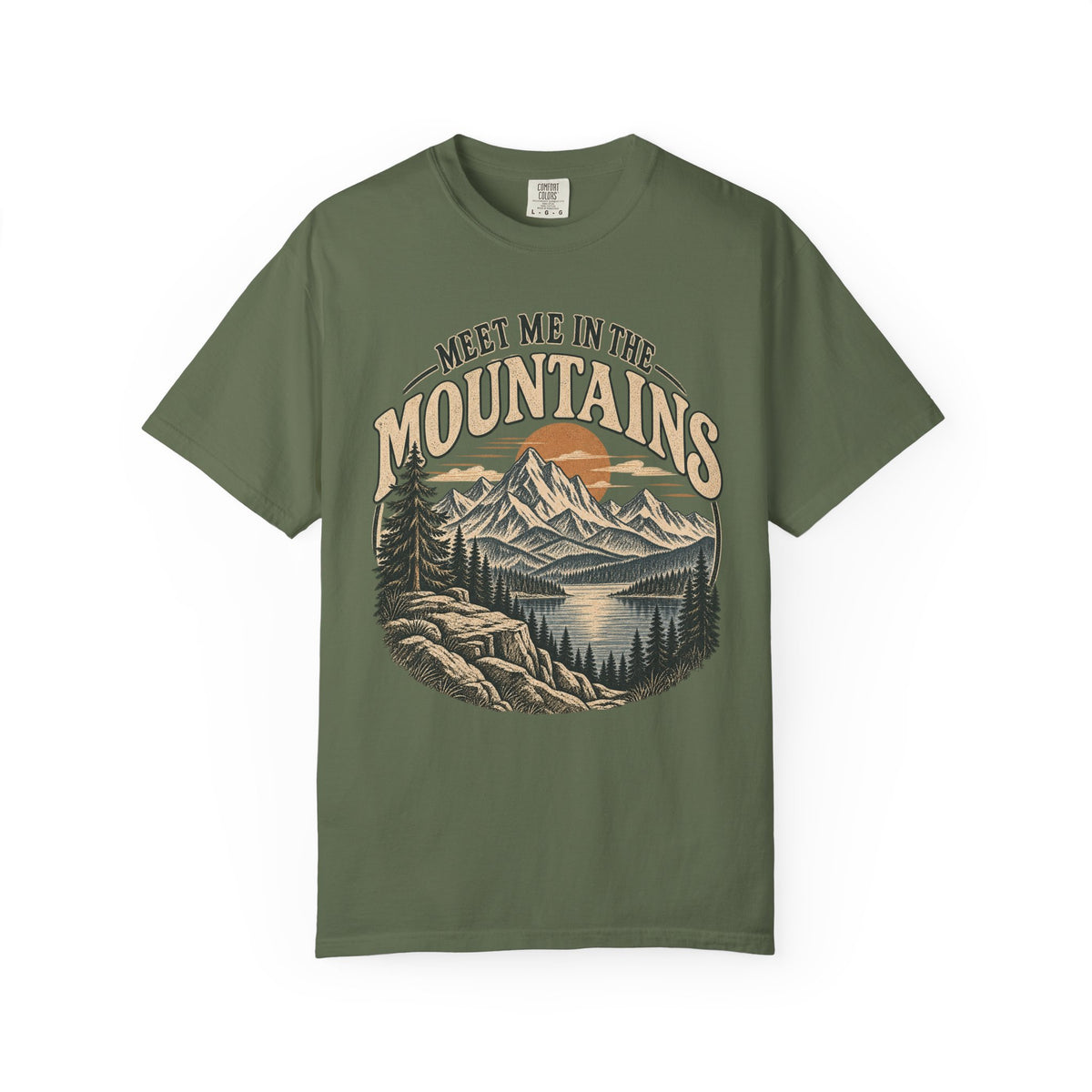 Meet Me in the Mountains T-Shirt — Vintage Mountain Scenic Tee
