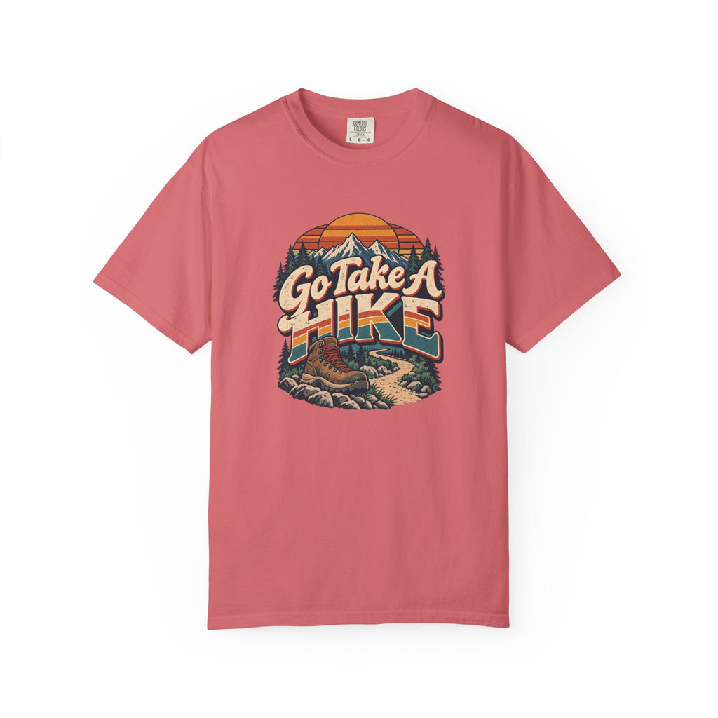 Go Take A Hike – Vintage 80s Hiking Graphic Tee | Comfort Colors® Outdoor Adventure Shirt