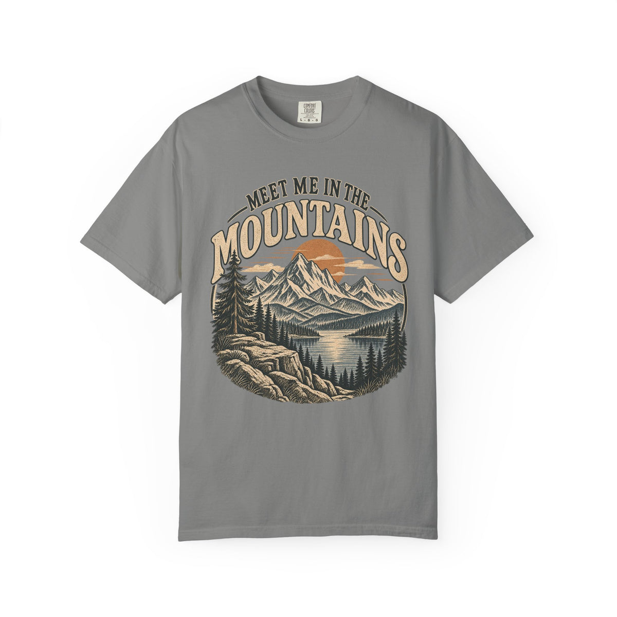 Meet Me in the Mountains T-Shirt — Vintage Mountain Scenic Tee