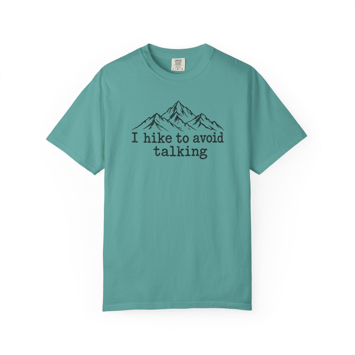 I Hike to Avoid Talking Shirt | Vintage Mountain Hiking Tee | Comfort Colors 1717