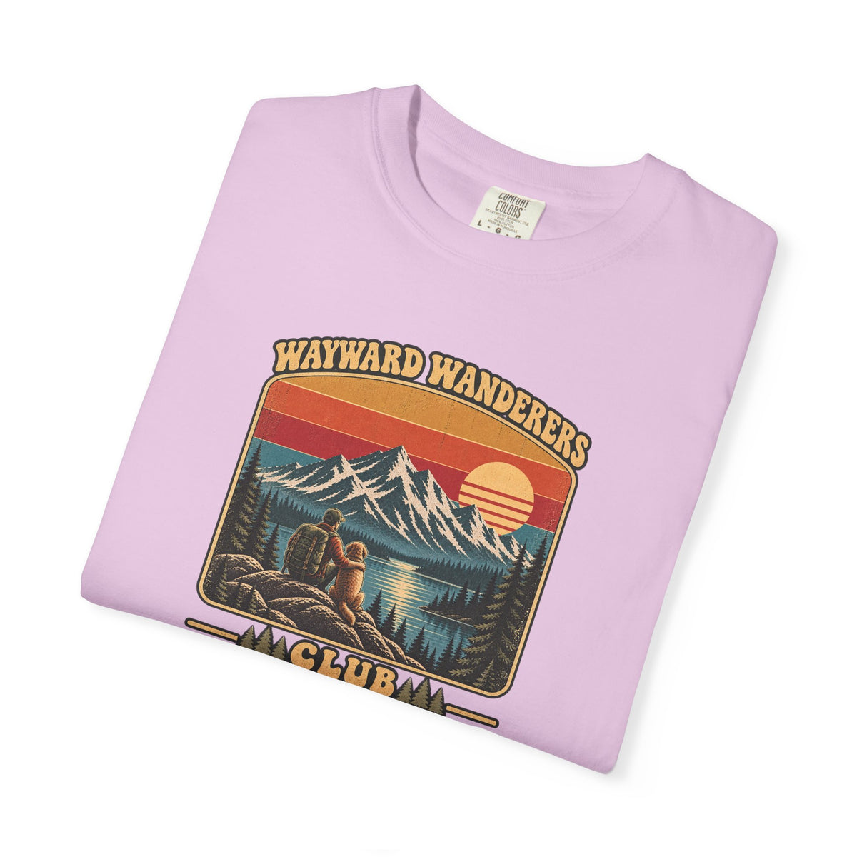 Wayward Wanderers Club T-Shirt — Vintage Outdoor Hiking Graphic Tee