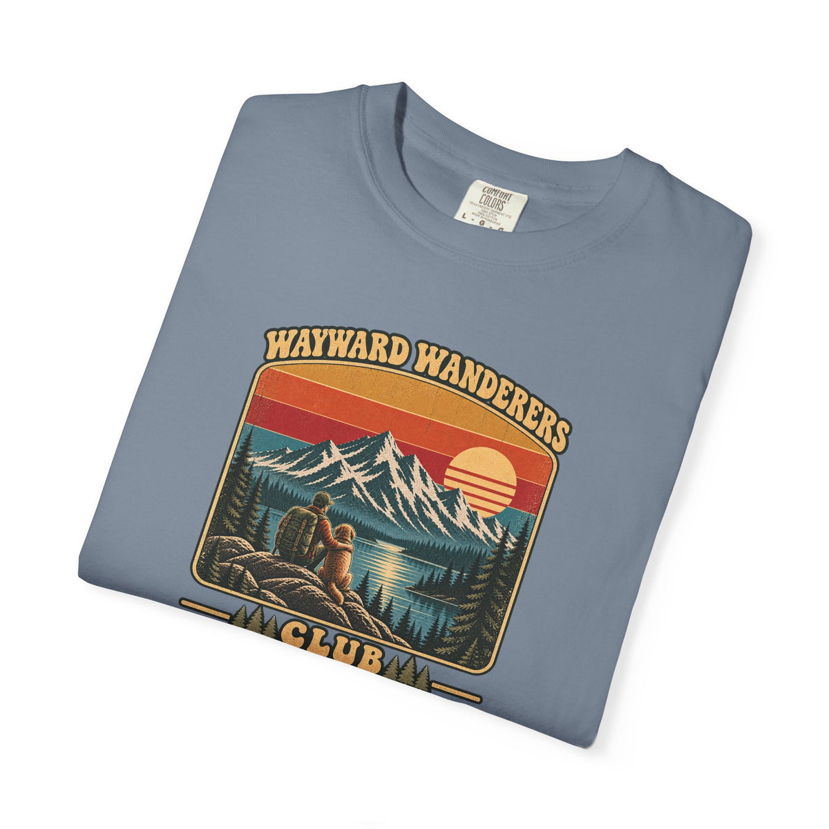 Wayward Wanderers Club T-Shirt — Vintage Outdoor Hiking Graphic Tee