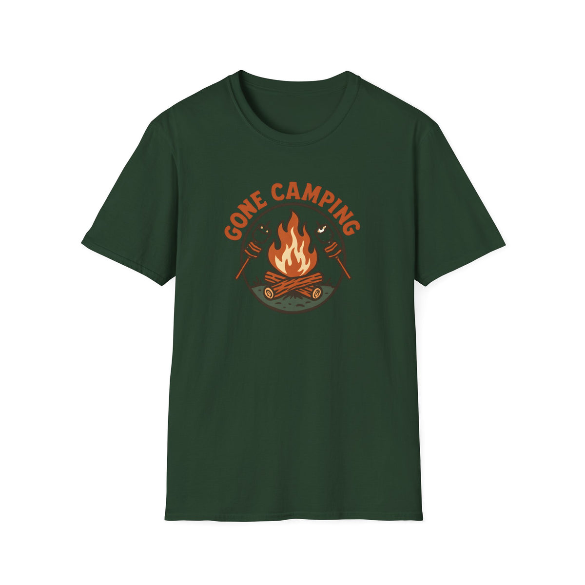 Gone Camping Campfire T-Shirt