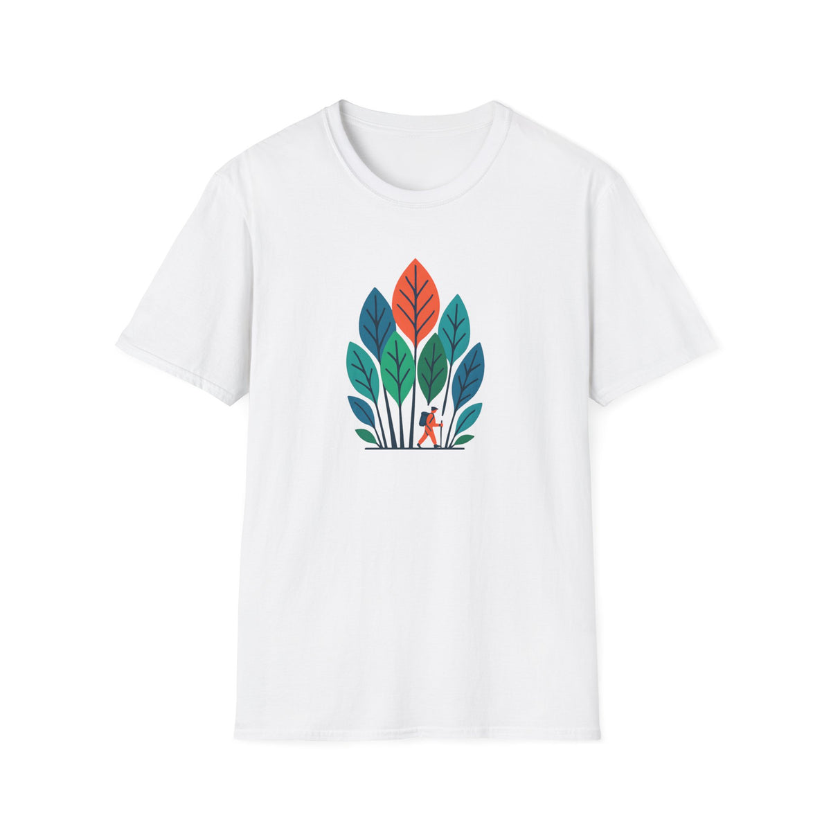 Hiker in Leaves T-Shirt
