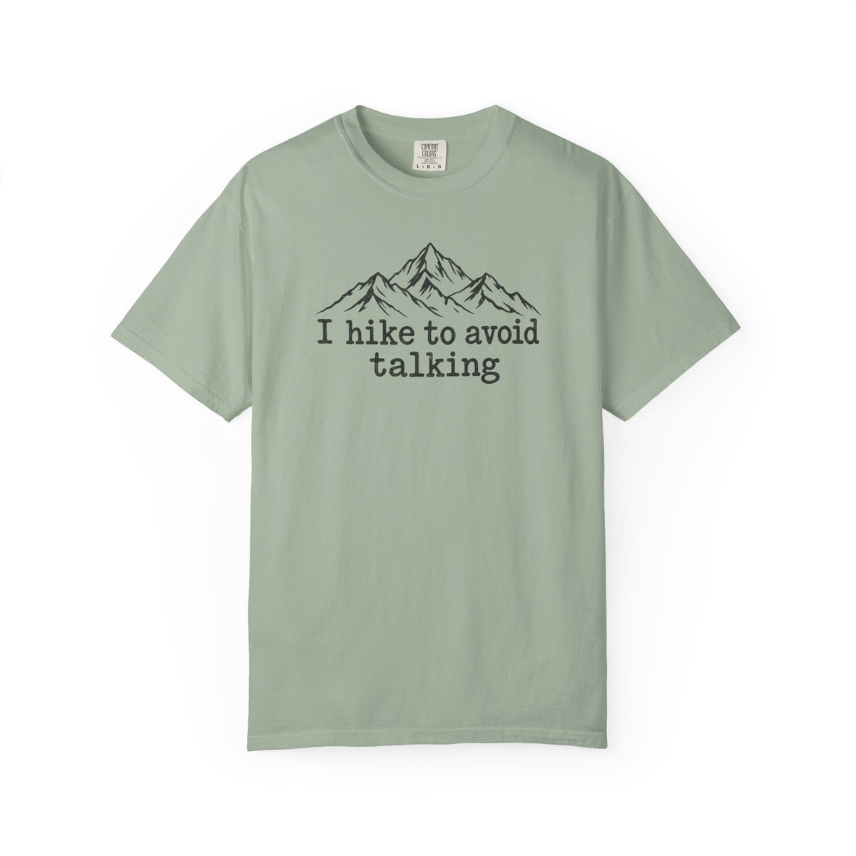 I Hike to Avoid Talking Shirt | Vintage Mountain Hiking Tee | Comfort Colors 1717