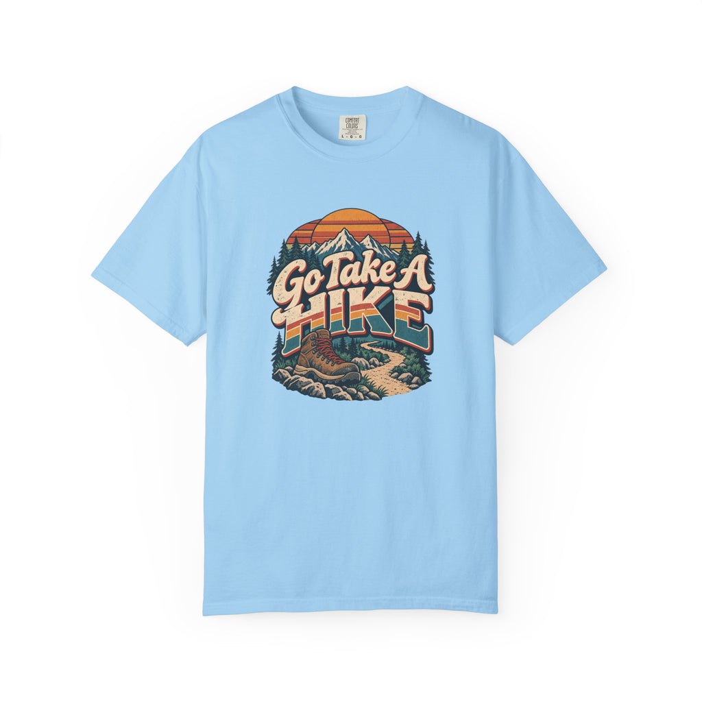 Go Take A Hike – Vintage 80s Hiking Graphic Tee | Comfort Colors® Outdoor Adventure Shirt