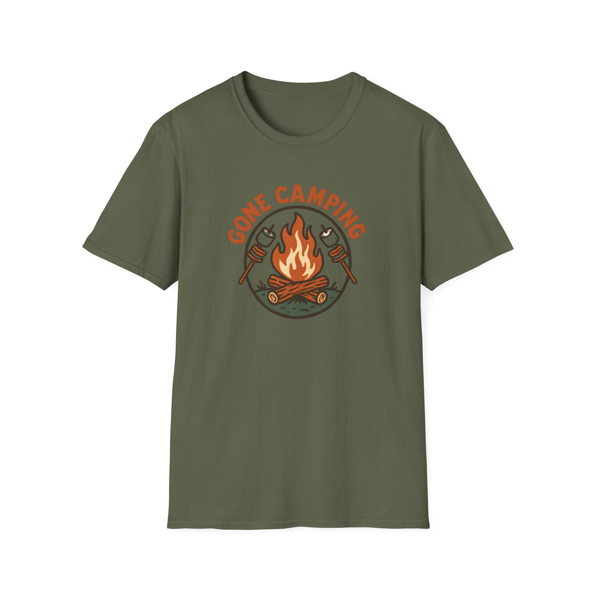 Gone Camping Campfire T-Shirt
