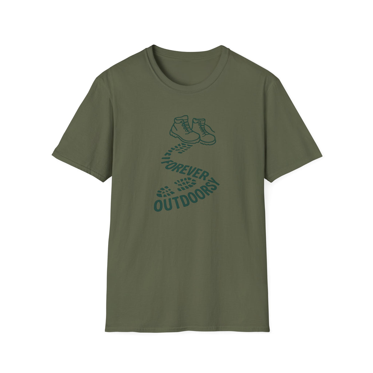 Boots with Footprints T-Shirt
