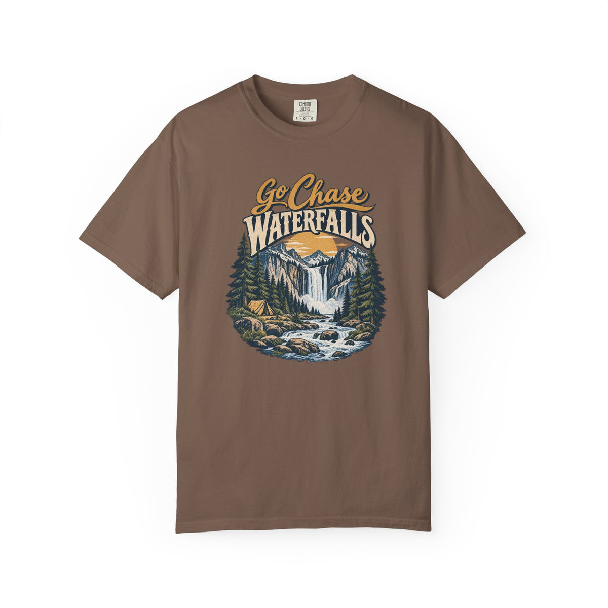 Waterfall Adventure T-Shirt — "Go Chase Waterfalls" Graphic Tee