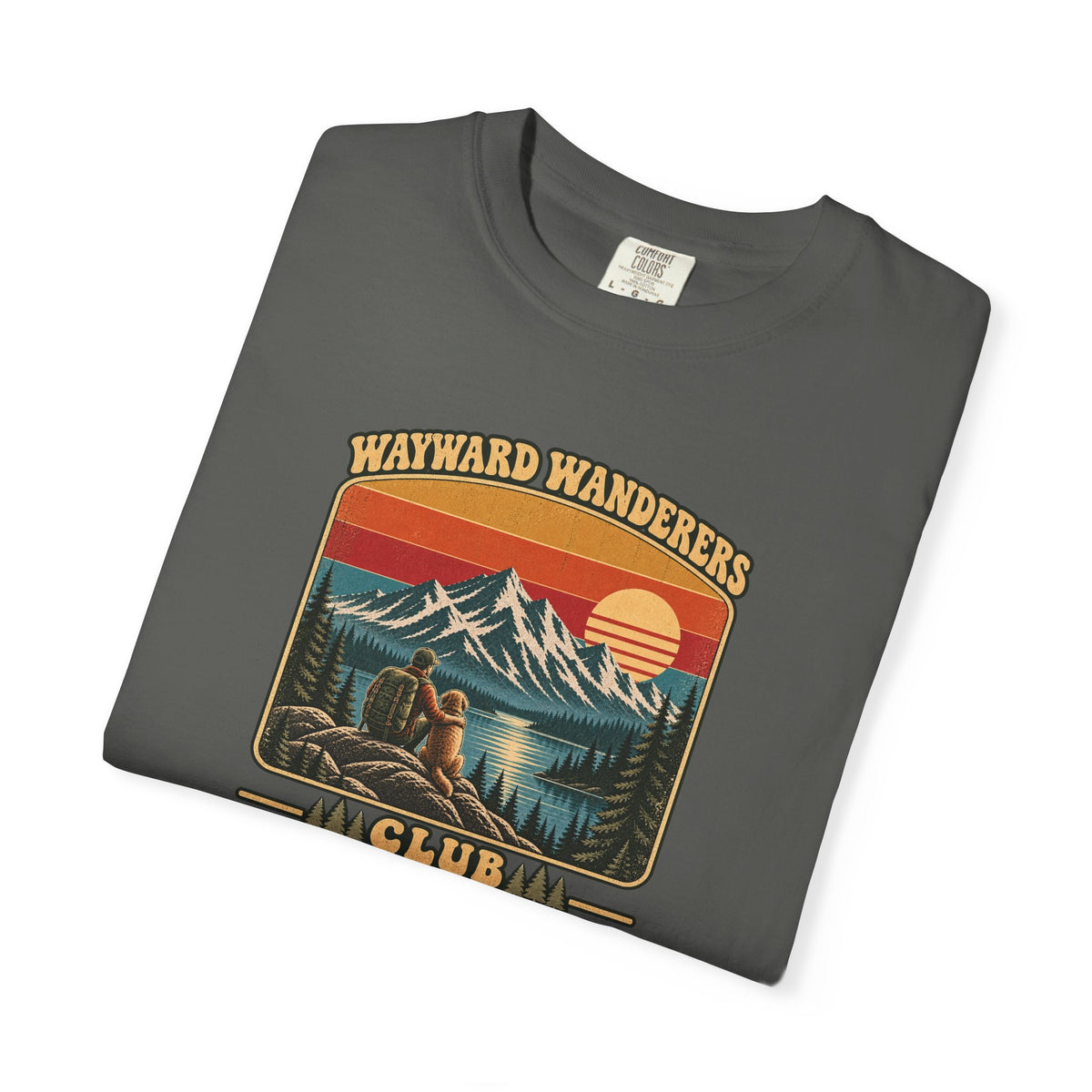 Wayward Wanderers Club T-Shirt — Vintage Outdoor Hiking Graphic Tee