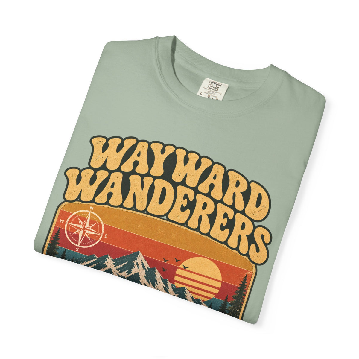 Wayward Wanderers Club T-Shirt — Vintage Outdoor Hiking Graphic Tee