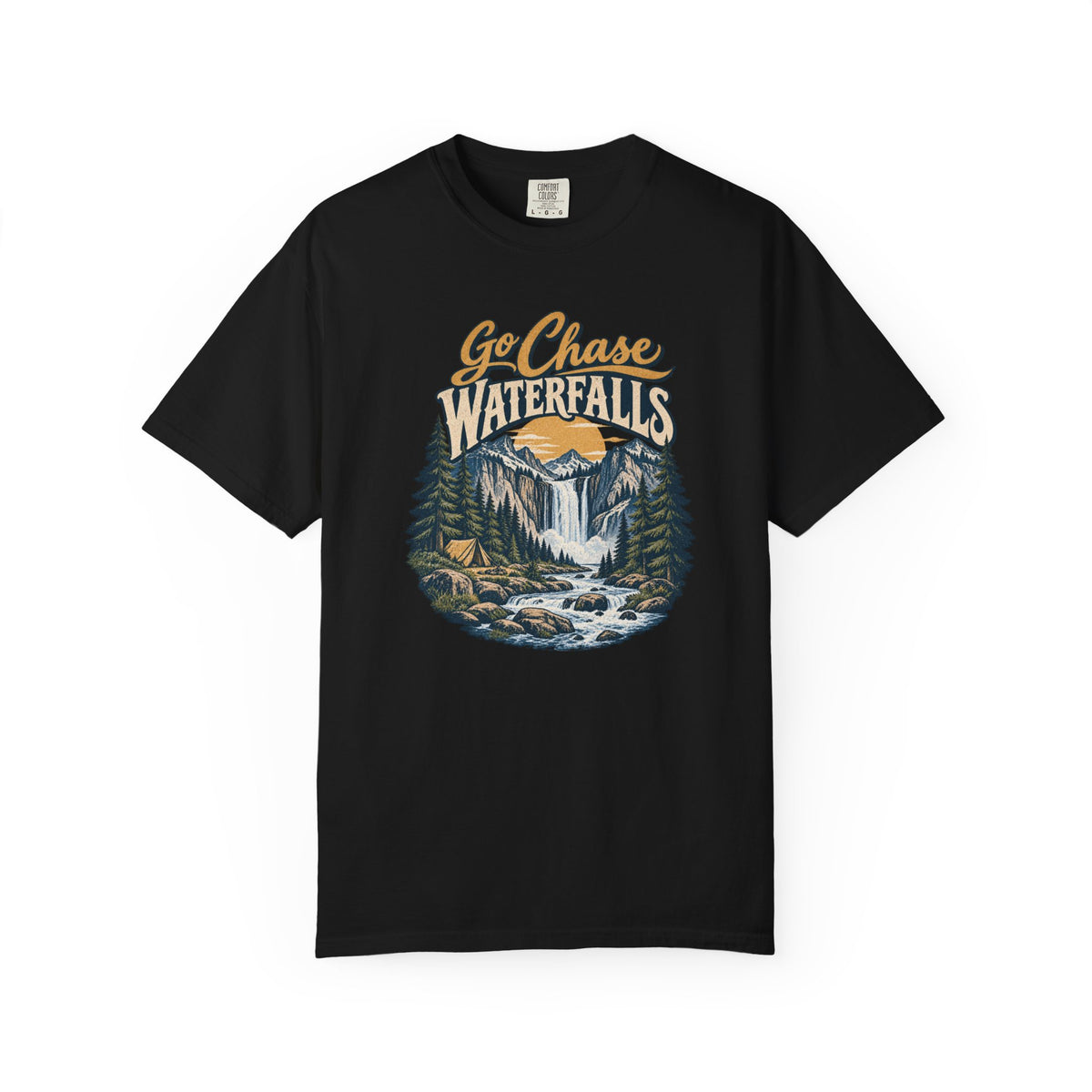 Waterfall Adventure T-Shirt — "Go Chase Waterfalls" Graphic Tee
