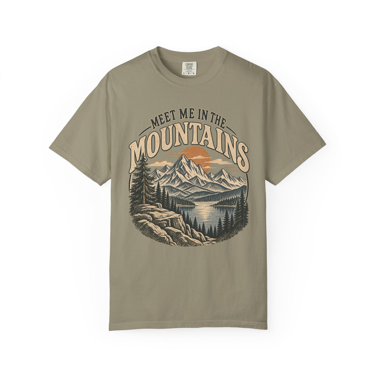 Meet Me in the Mountains T-Shirt — Vintage Mountain Scenic Tee