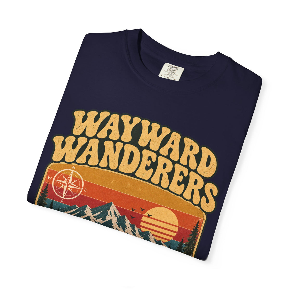 Wayward Wanderers Club T-Shirt — Vintage Outdoor Hiking Graphic Tee