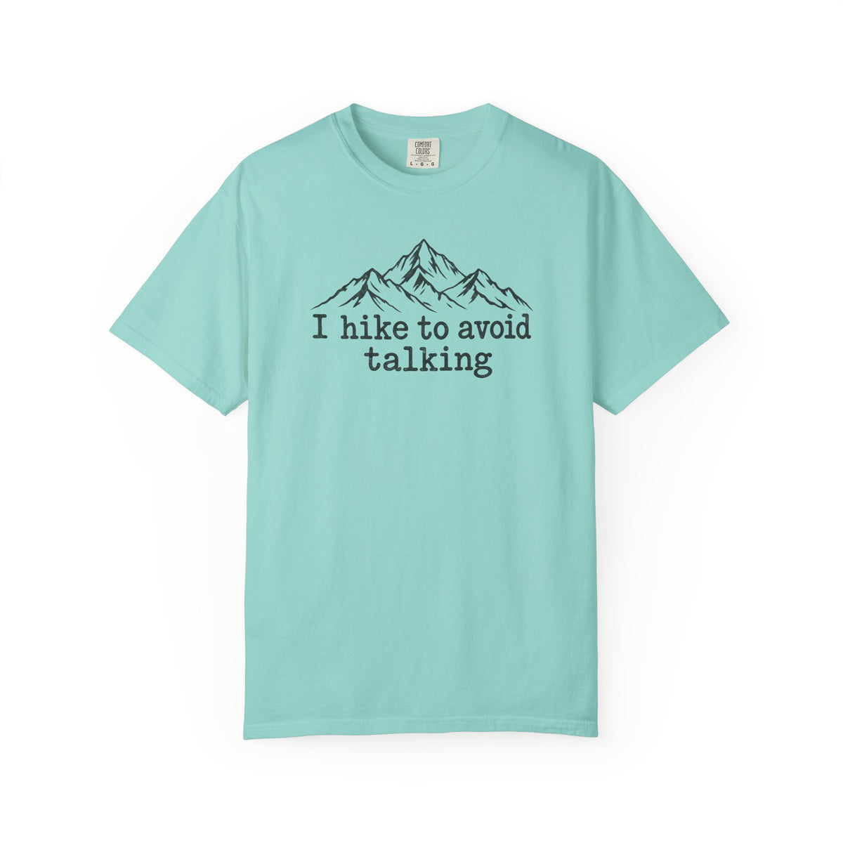 I Hike to Avoid Talking Shirt | Vintage Mountain Hiking Tee | Comfort Colors 1717
