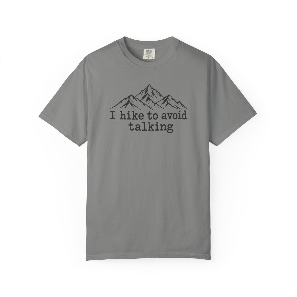 I Hike to Avoid Talking Shirt | Vintage Mountain Hiking Tee | Comfort Colors 1717