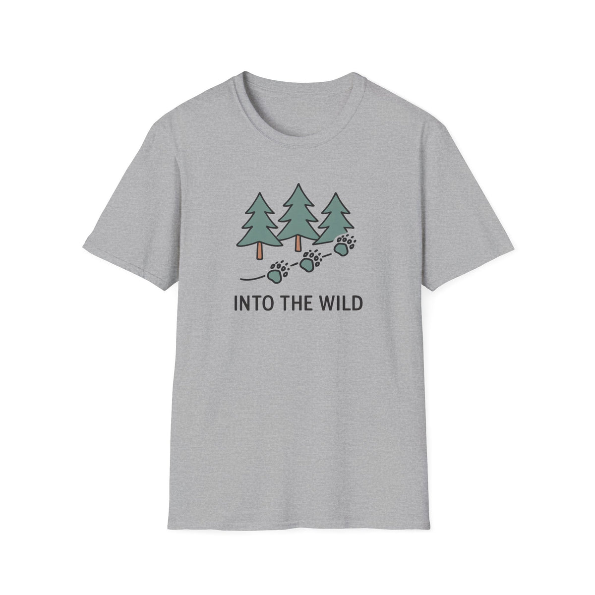 Pine Forest Footprints T-Shirt