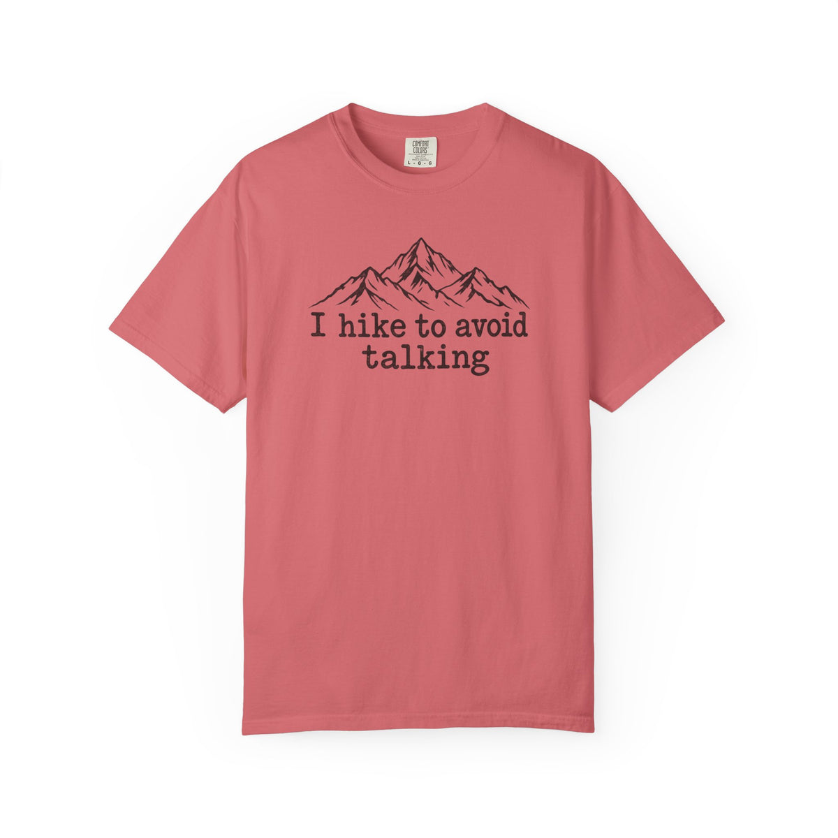 I Hike to Avoid Talking Shirt | Vintage Mountain Hiking Tee | Comfort Colors 1717
