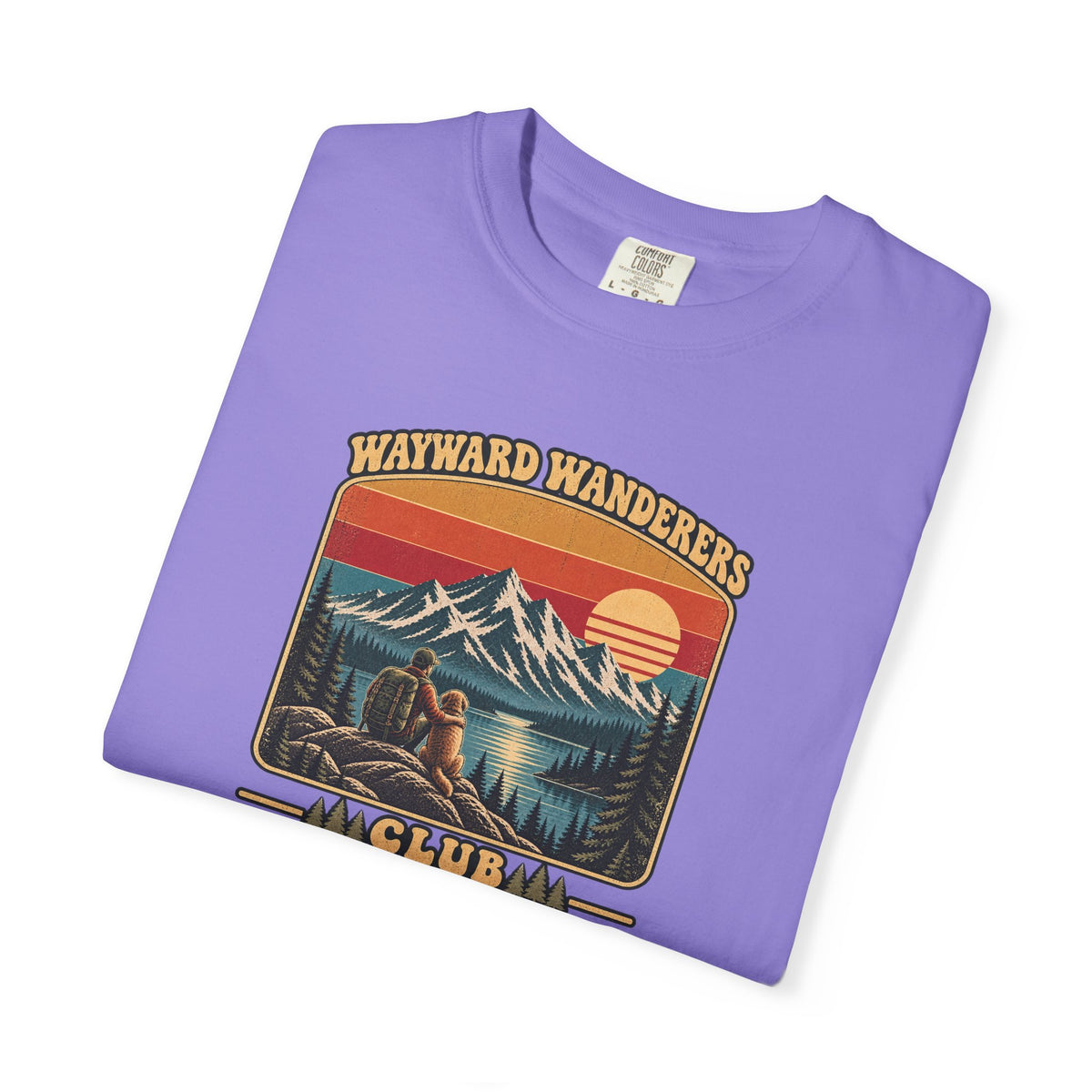 Wayward Wanderers Club T-Shirt — Vintage Outdoor Hiking Graphic Tee