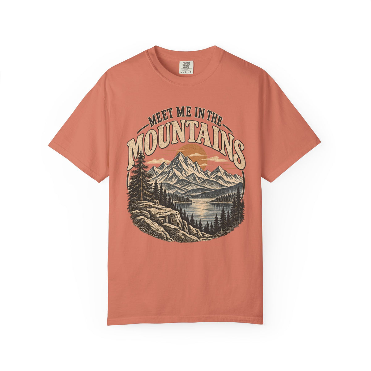 Meet Me in the Mountains T-Shirt — Vintage Mountain Scenic Tee