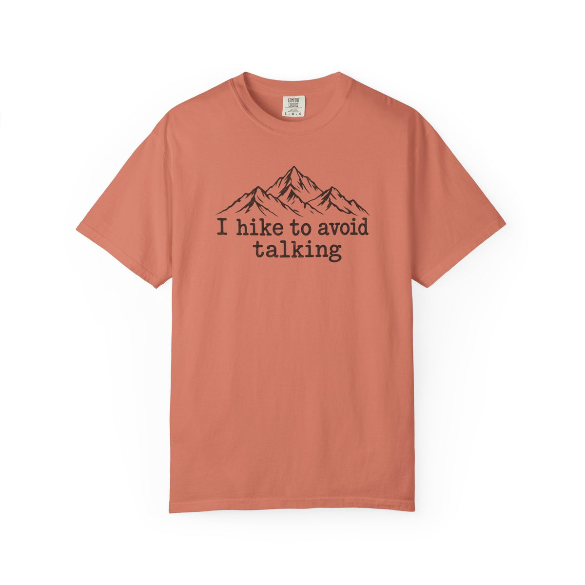 I Hike to Avoid Talking Shirt | Vintage Mountain Hiking Tee | Comfort Colors 1717