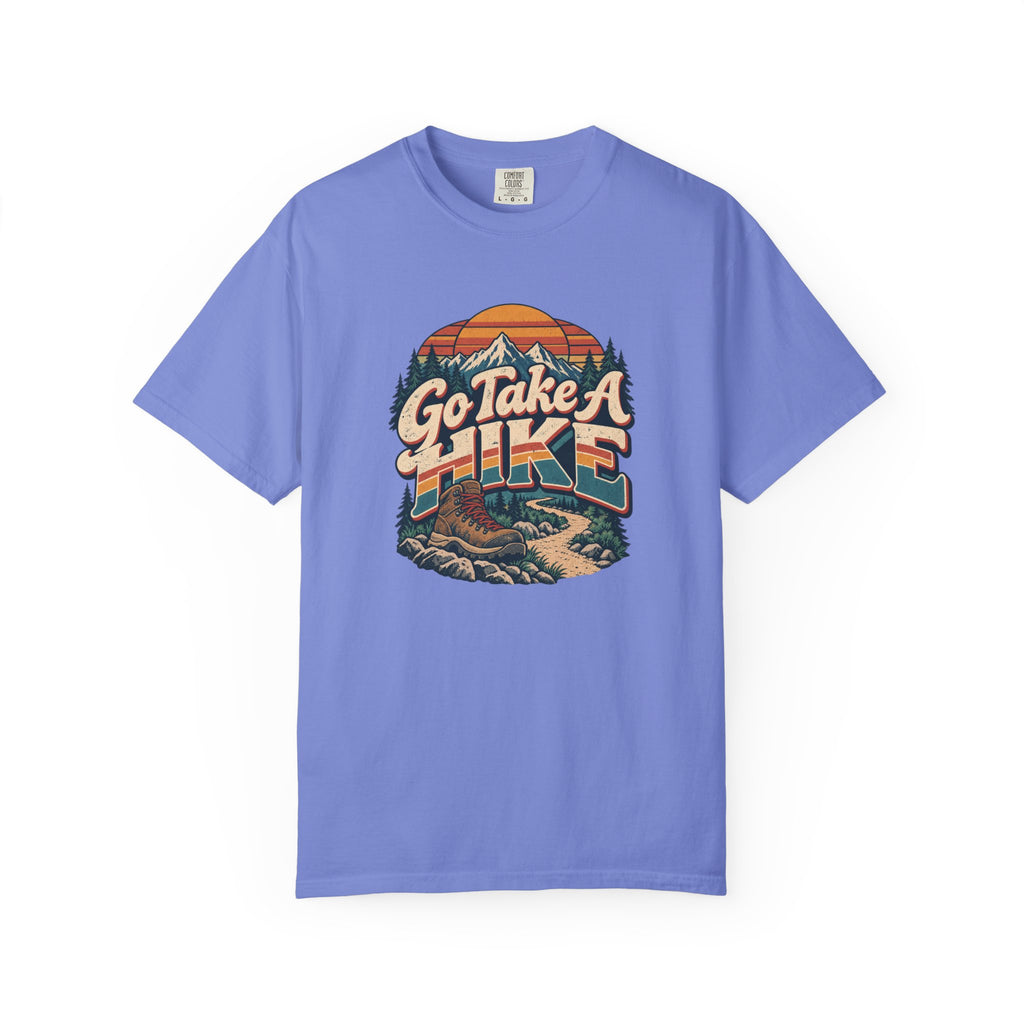 Go Take A Hike – Vintage 80s Hiking Graphic Tee | Comfort Colors® Outdoor Adventure Shirt