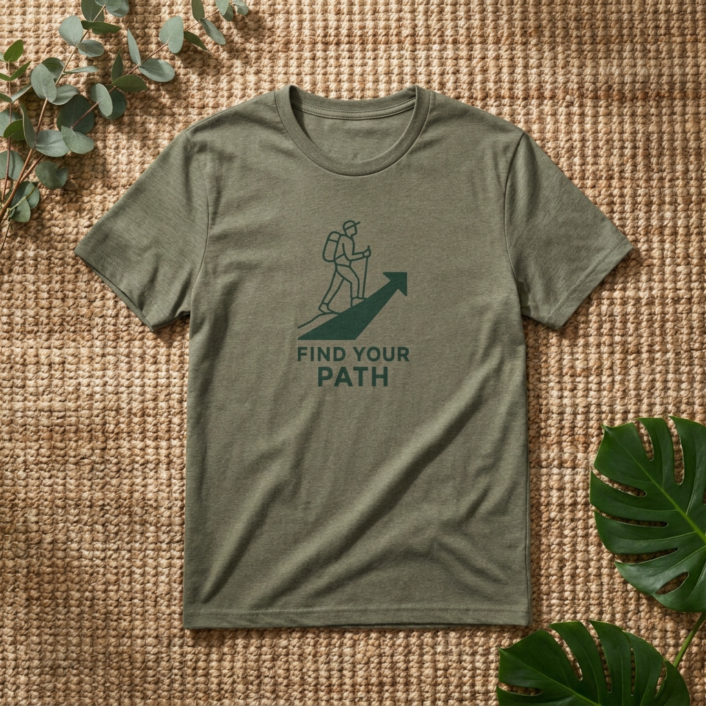 Find Your Path Vintage Hiking T-Shirt