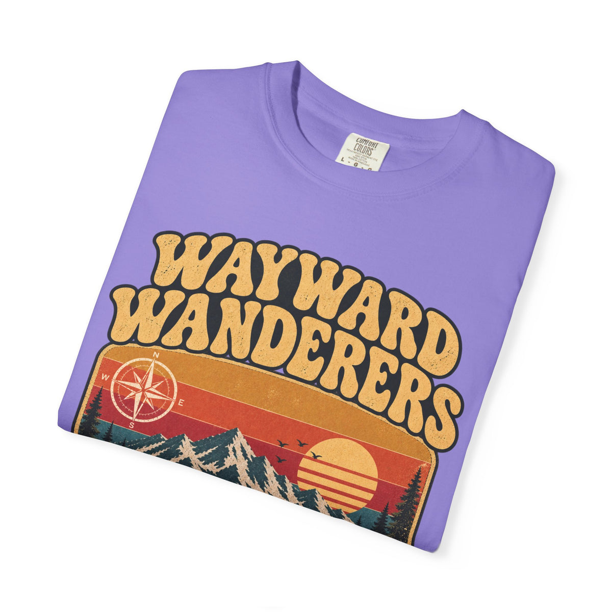 Wayward Wanderers Club T-Shirt — Vintage Outdoor Hiking Graphic Tee