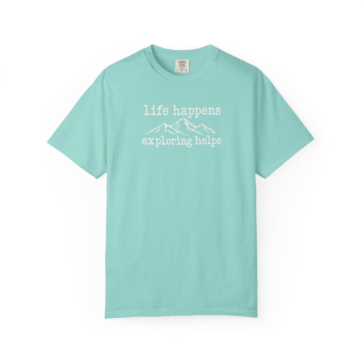 Life Happens Exploring Helps Vintage Comfort Colors T-Shirt