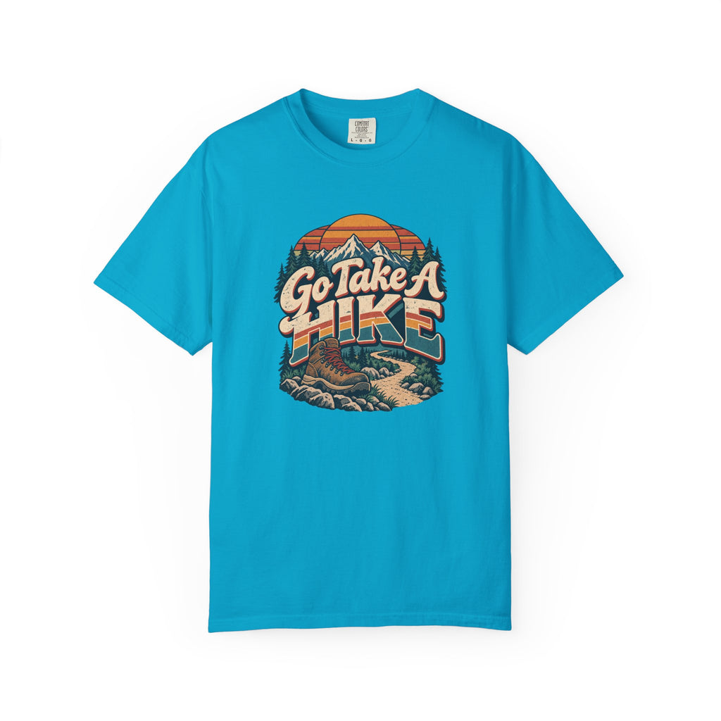 Go Take A Hike – Vintage 80s Hiking Graphic Tee | Comfort Colors® Outdoor Adventure Shirt