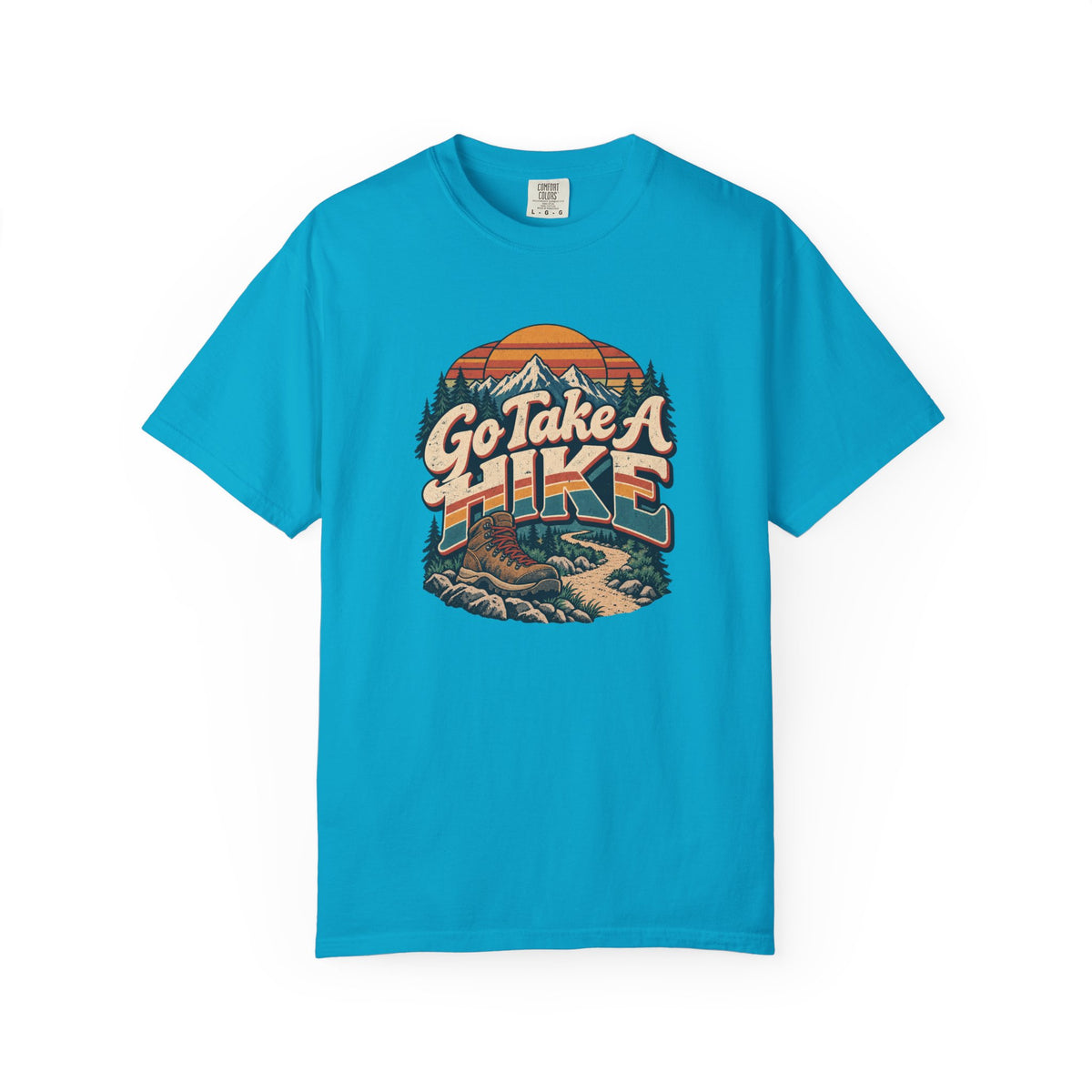Go Take A Hike – Vintage 80s Hiking Graphic Tee | Comfort Colors® Outdoor Adventure Shirt