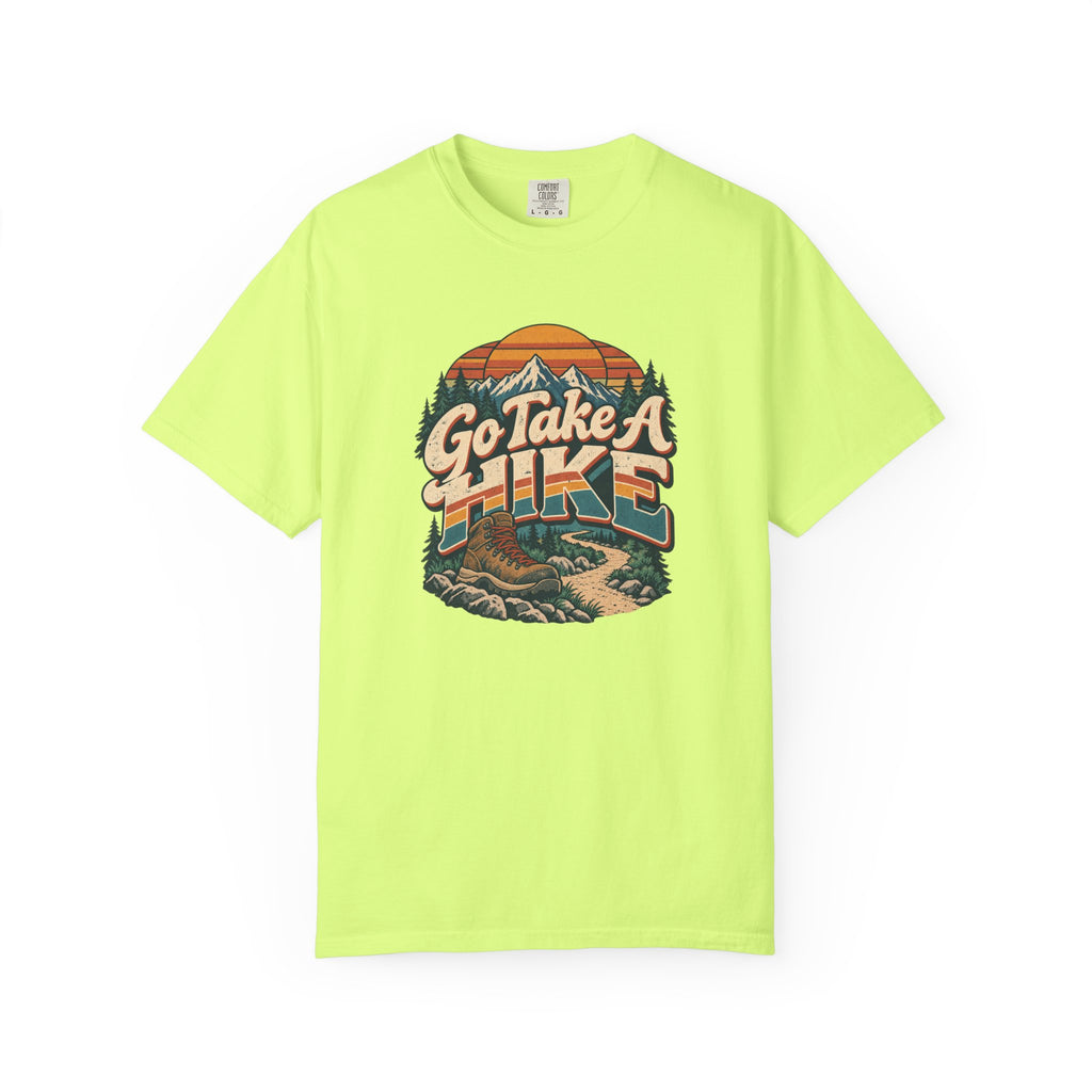 Go Take A Hike – Vintage 80s Hiking Graphic Tee | Comfort Colors® Outdoor Adventure Shirt