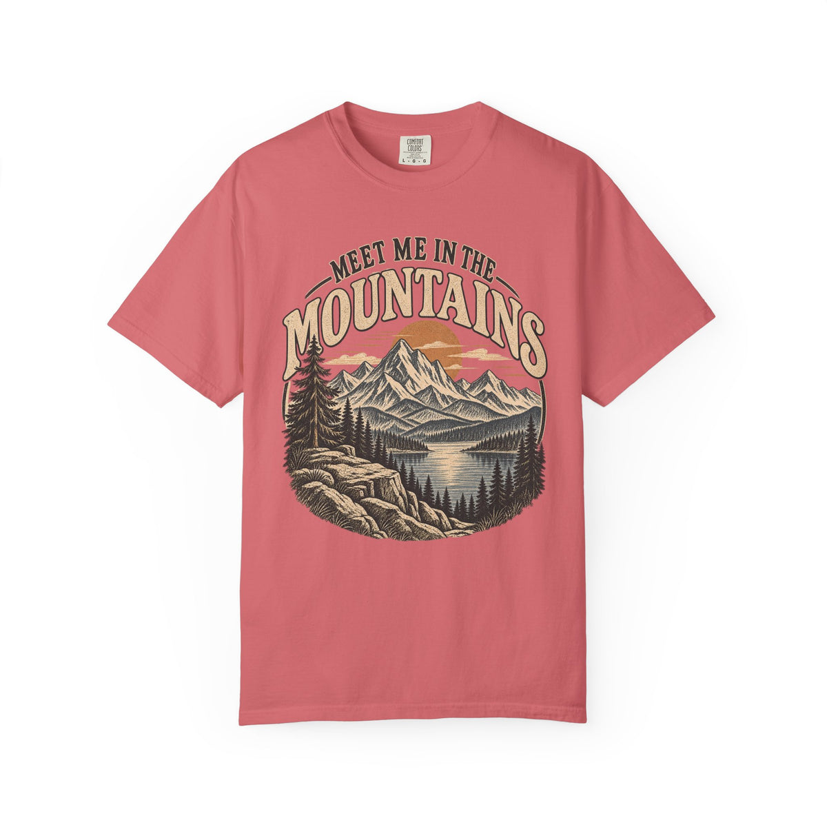 Meet Me in the Mountains T-Shirt — Vintage Mountain Scenic Tee