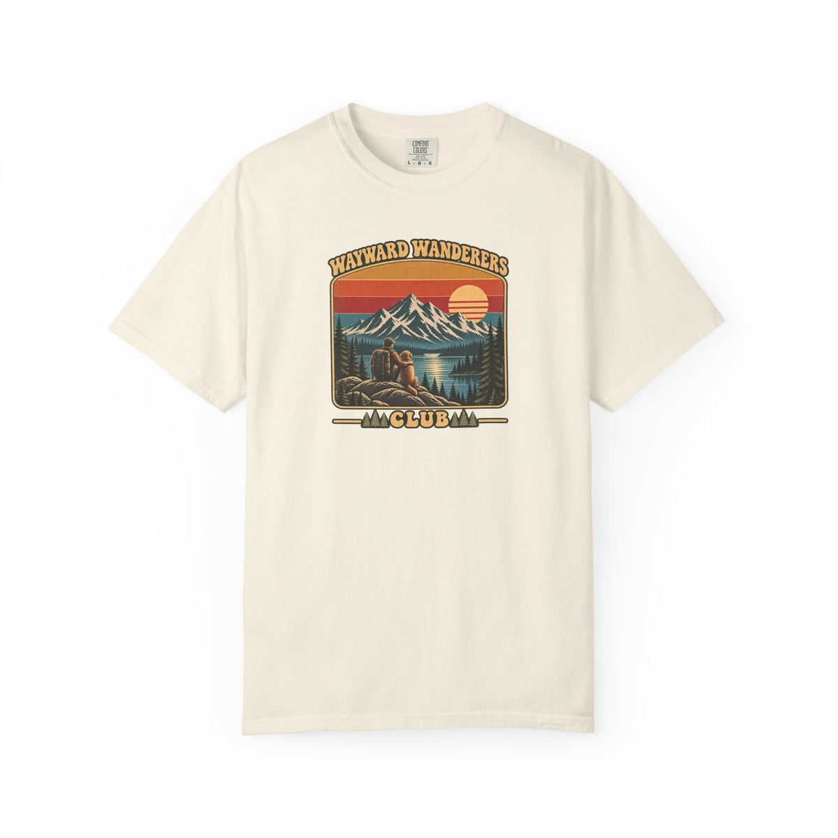 Wayward Wanderers Club T-Shirt — Vintage Outdoor Hiking Graphic Tee
