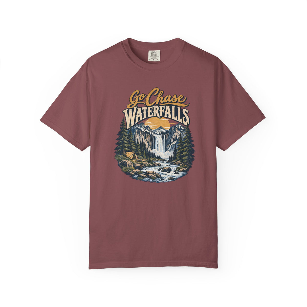Waterfall Adventure T-Shirt — "Go Chase Waterfalls" Graphic Tee