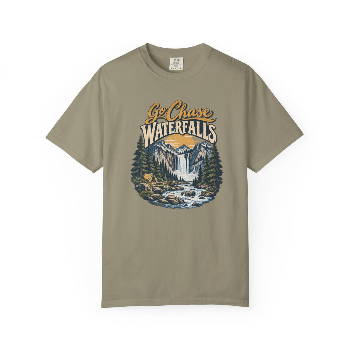 Waterfall Adventure T-Shirt — "Go Chase Waterfalls" Graphic Tee